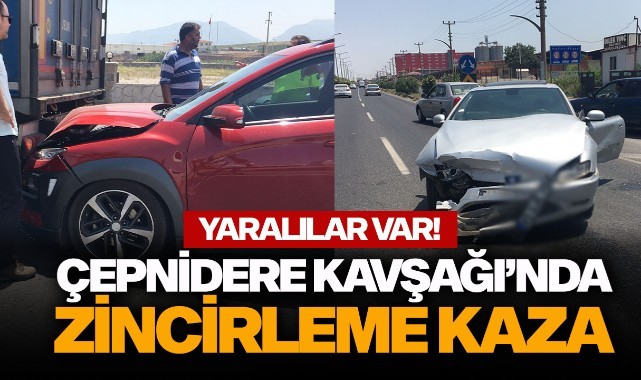 Çepnidere Kavşağı’nda zincirleme kaza