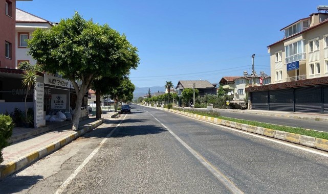 Fethiye'de sıcak hava sokakları boşalttı   