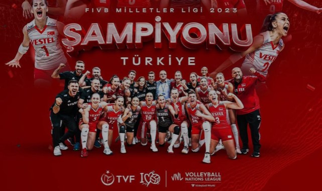 FIVB Milletler Ligi Finali'nde A Milli Kadın Voleybol Takımı, Çin'i 3-1 mağlup ederek şampiyon oldu.