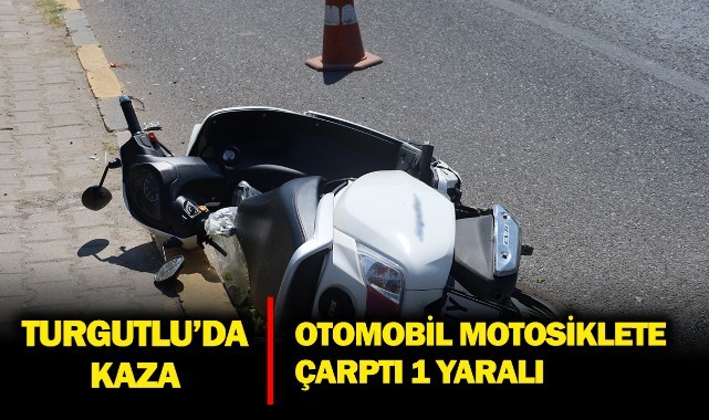 Işık ihlali yaptığı iddia edilen otomobil motosiklete çaptı: 1 yaralı