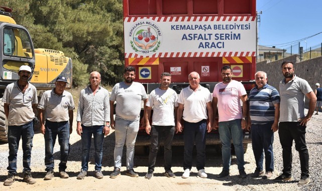 Kemalpaşa kendi asfaltını üretiyor