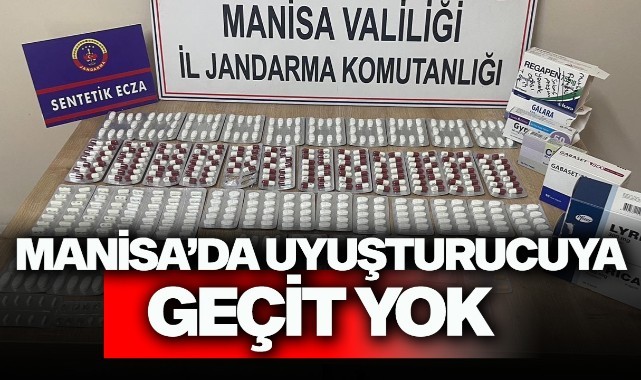 Manisa'da uyuşturucuya geçit yok