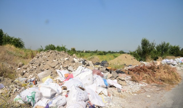 Manisa'da kaçak hafriyatla mücadele