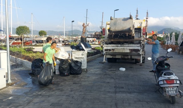 Marmaris'te bayram tatili boyunca 3 bin 192 ton atık toplandı   