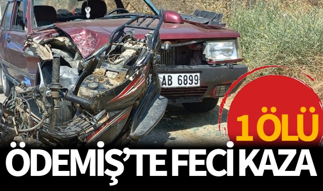 Ödemiş'te trafik kazası: 1 ölü
