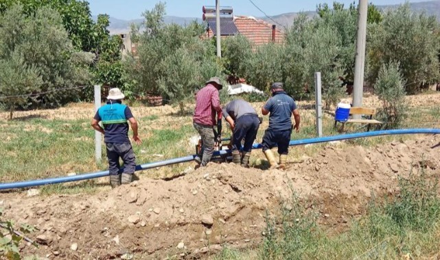 Sarıgöl'de yeni açılan sondaj devreye alındı