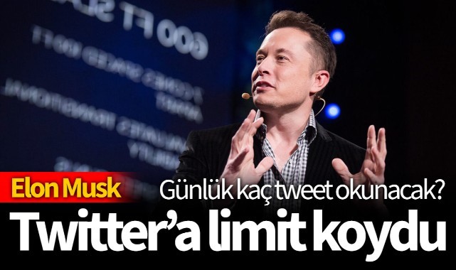 Twitter'a limit geldi