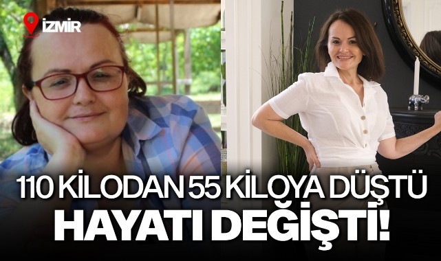 110 kilodan 55 kiloya düştü hayatı değişti