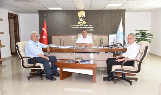 Aslay'ı Alaşehir Toygar Mahalle muhtarı ziyaret etti 