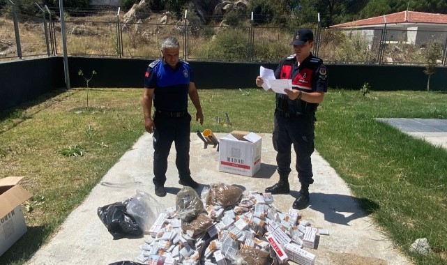 Aydın'da bin 191 paket kaçak sigara ele geçirildi