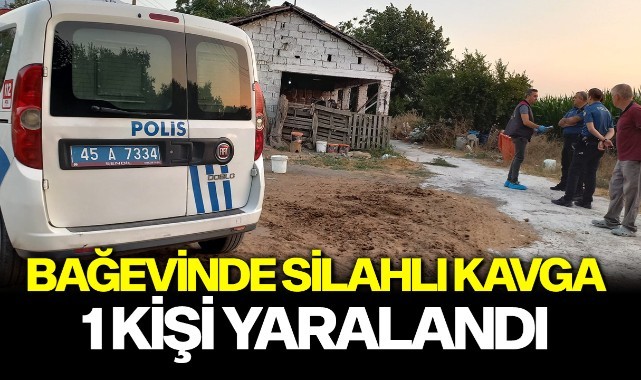 Bağ evinde silahlı kavga; 1 kişi yaralandı