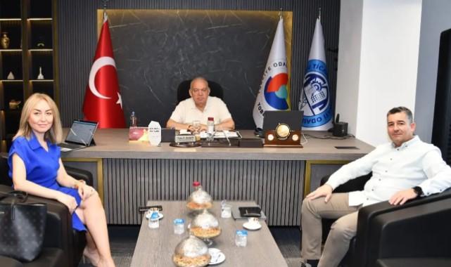 Başkan Aydın, Garanti BBVA yetkililerini ağırladı