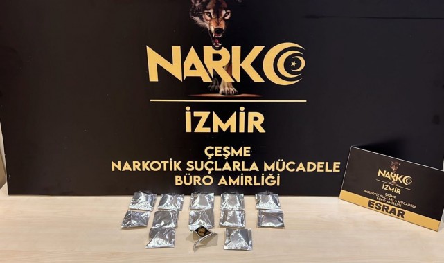Çeşme'de zehir tacirlerine baskın: 3 tutuklama