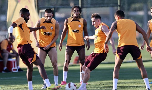 Galatasaray, Olimpija Ljubljana maçının taktiğini çalıştı