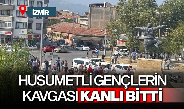 Husumetli gençlerin kavgası kanlı bitti