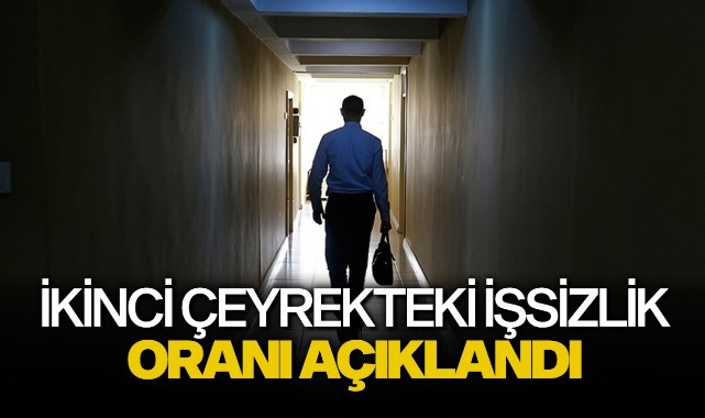 İkinci çeyrekteki işsizlik oranı açıklandı
