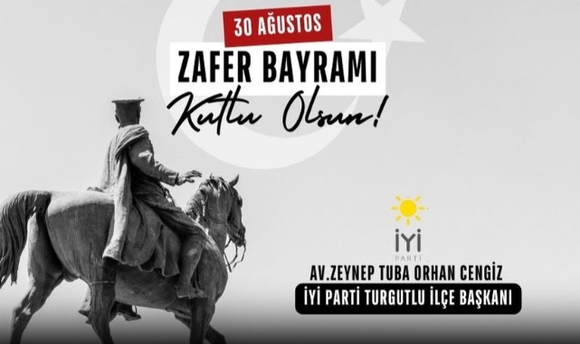 Av. Zeynep Tuba Orhan Cengiz'in 30 Ağustos Mesajı