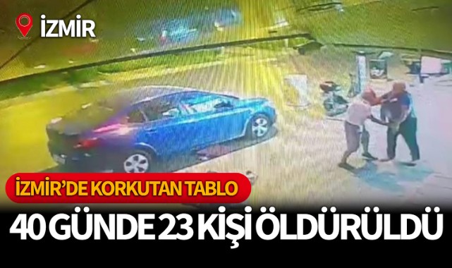 İzmir'de korkutan tablo! Son 40 günde 23 kişi cinayete kurban gitti