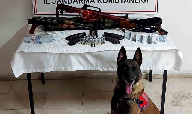Kalaşnikofları bahçesine gömen şüpheli tutuklandı