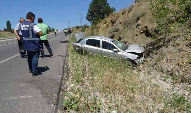 Köpeğe çarpmamak isterken yaralandı