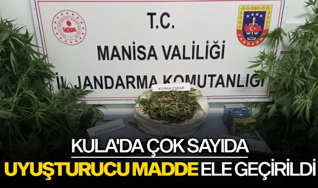 Kula'da çok sayıda uyuşturucu madde ele geçirildi