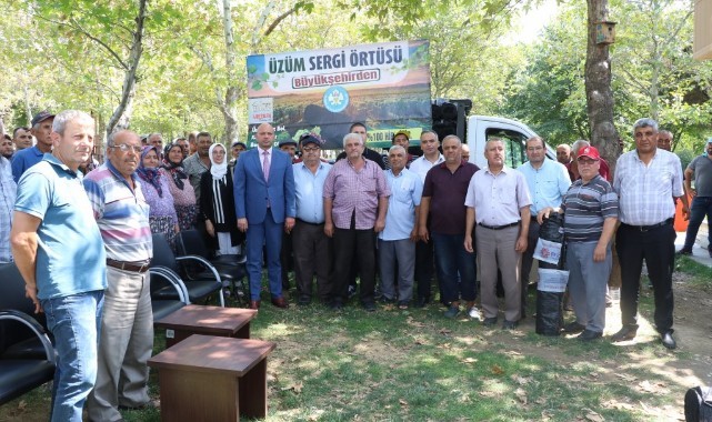 Manisa'da Üreticiler Üzüm Sergi Örtülerini Teslim Aldı