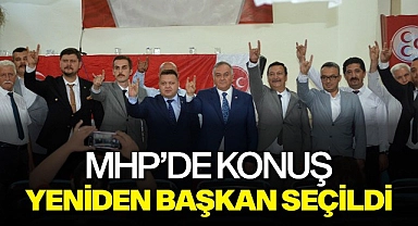 MHP'de Konuş yeniden başkan seçildi