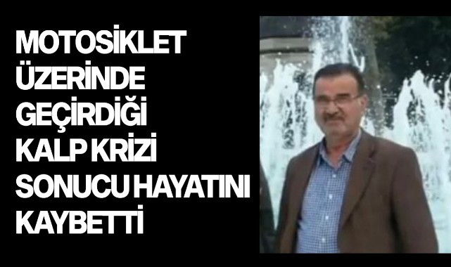 Ecel motosiklet üzerinde yakaladı