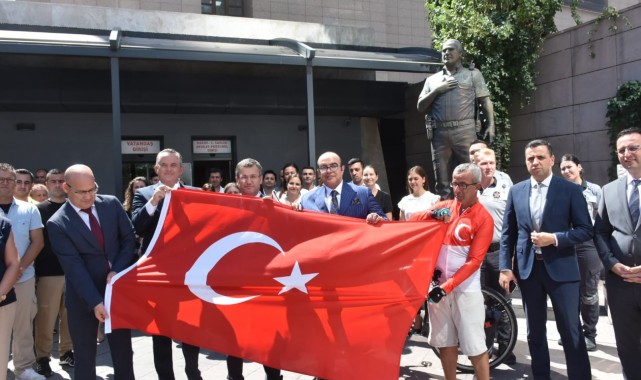 Şehit polis Fethi Sekin için bin 570 kilometre pedallayacak