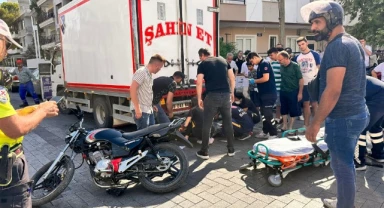 Turgutlu’da iki motosiklet çarpıştı: 2 yaralı