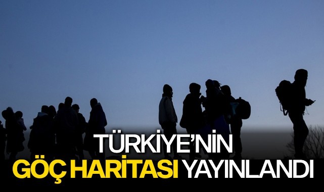 Türkiye'nin göç haritası yaynlandı