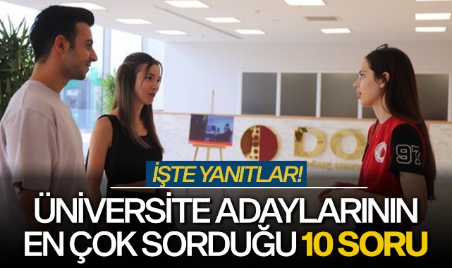 Üniversite adaylarının en çok sorduğu 10 soru 
