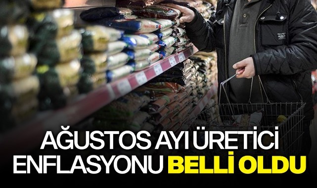Ağustos ayı üretici enflasyonu belli oldu 