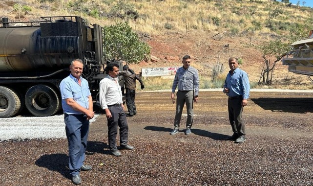 Akhisar'da 25 kilometrelik yol çalışması başladı