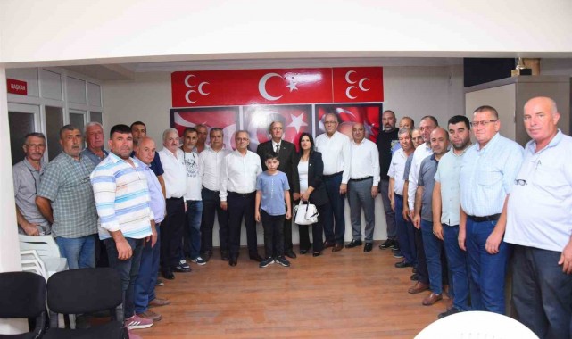 Başkan Kayda'dan, Salihli MHP'ye hayırlı olsun ziyareti