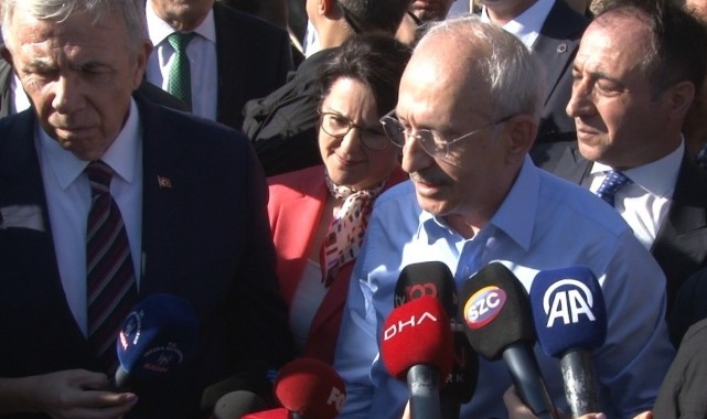 CHP lideri Kılıçdaroğlu, Mansur Yavaş'ın belediye başkanı adayı olduğunu duyurdu