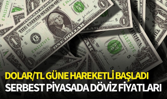 Dolar/TL güne hareketli başladı
