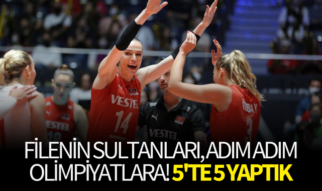 Filenin Sultanları, adım adım olimpiyatlara! 5'te 5 yaptık