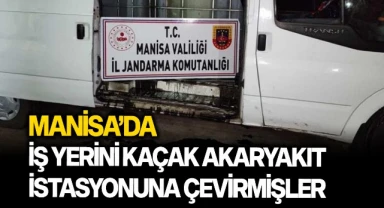 İş yerini kaçak akaryakıt istasyonuna çevirmişler