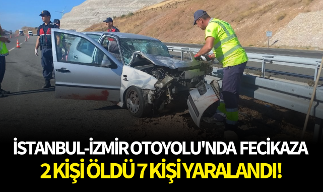 İstanbul-İzmir Otoyolu'nda feci kaza!
