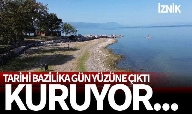 İznik Gölü'nde tehlikeli görüntü
