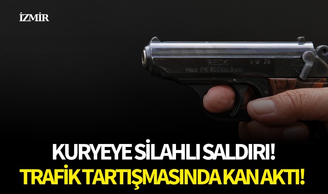 Kuryeye silahlı saldırı!