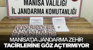 Manisa'da jandarma zehir tacirlerine göz açtırmıyor