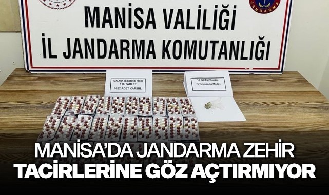Manisa'da jandarma zehir tacirlerine göz açtırmıyor