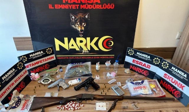 Manisa’da uyuşturucu tacirlerine operasyon: 7 tutuklama