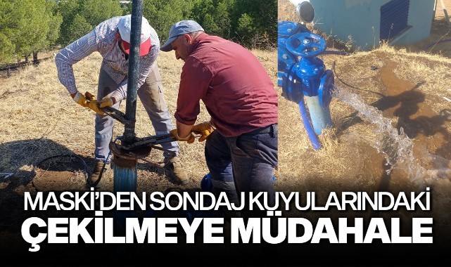 MASKİ’den Sondaj Kuyularındaki Çekilmeye Müdahale