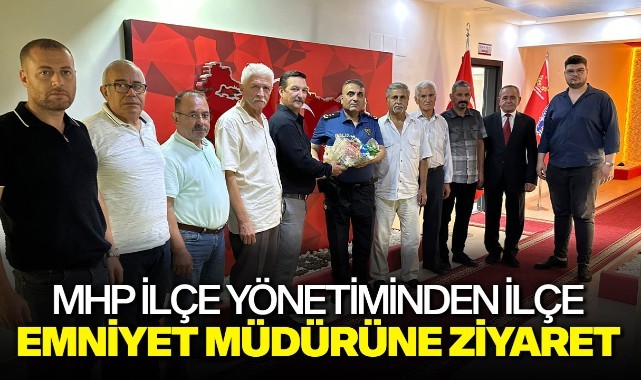 MHP İlçe Yönetiminden İlçe Emniyet Müdürüne Ziyaret