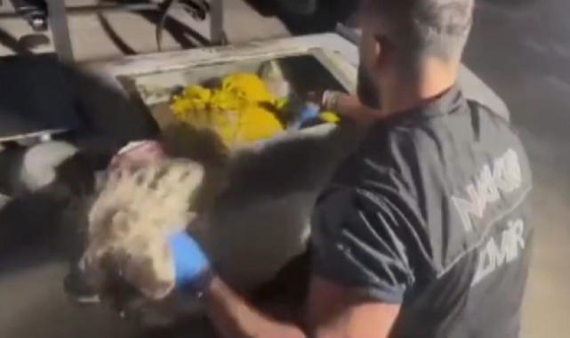 Torbalı'da TIR'ın akaryakıt deposundan yaklaşık 58 kilo uyuşturucu çıktı