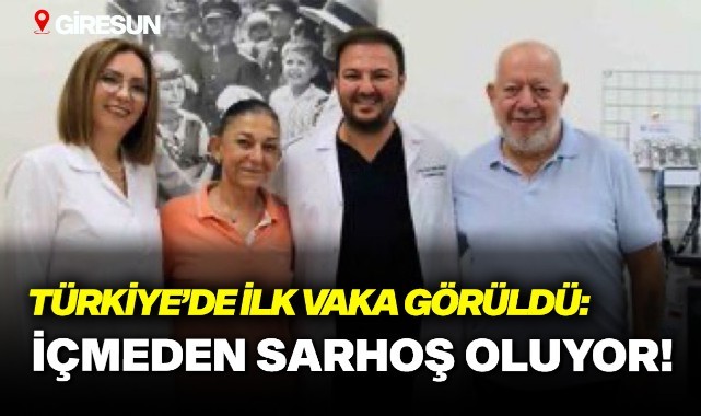 Türkiye'de ilk vaka görüldü: İçmeden sarhoş oluyor!