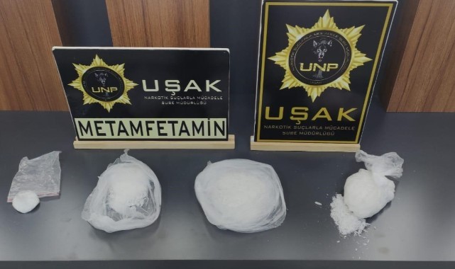 Uşak'ta uyuşturucu operasyonu: 1 gözaltı
